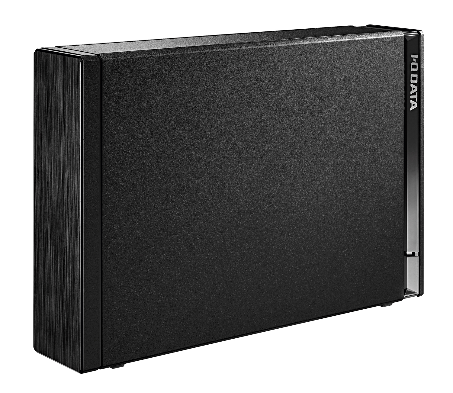 HDD-UTCシリーズのブラックを斜めから写した公式商品写真。